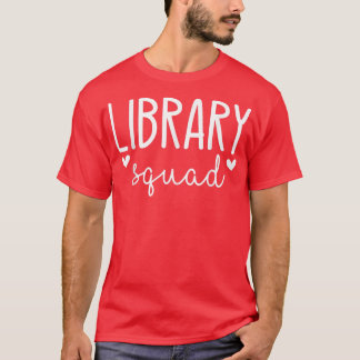 Retro Boho Style Library Squad Book Lover World Bo T-shirt