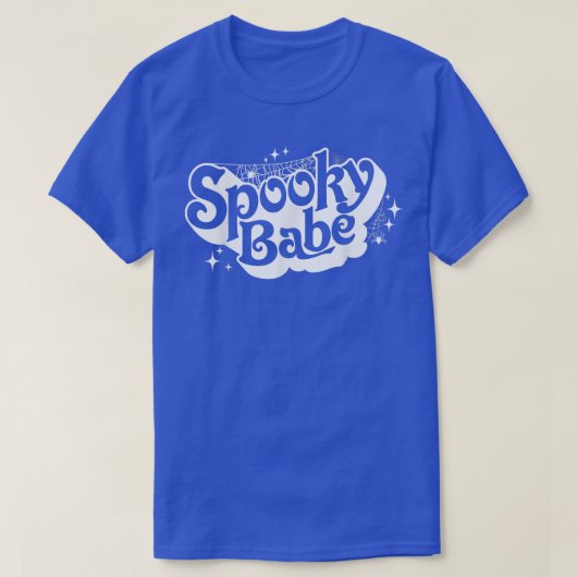 Retro Boho Style Spooky Baboky Season Funny H T-shirt (Design voorkant)