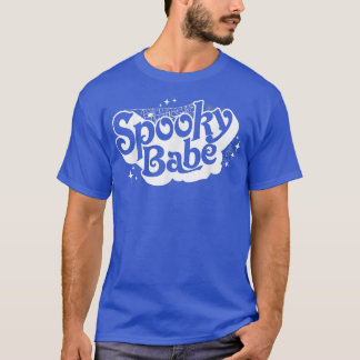 Retro Boho Style Spooky Baboky Season Funny H T-shirt