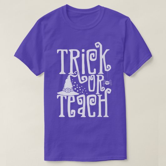 Retro Boho Style Trick of Teach Funny Teacher Hall T-shirt (Design voorkant)