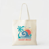 Retro Boho Summer Sunset Chaser Tote Bag (Voorkant)