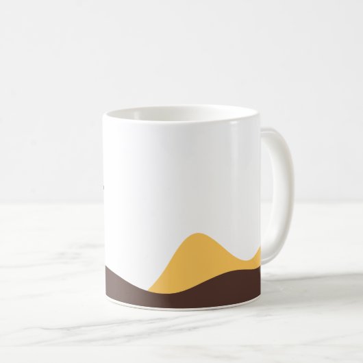 Retro Boho Sun Koffiemok (Voorkant rechts)