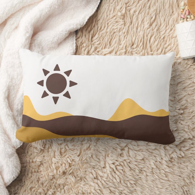 Retro Boho Sun Kussen (Deken)