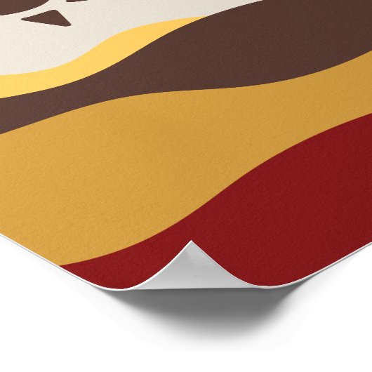 Retro Boho Sun Poster (Hoek)