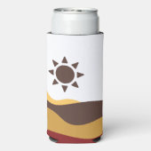 Retro Boho Sun Seltzer Blikjeskoeler (Seltzer Achterkant)