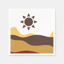 Retro Boho Sun Servet