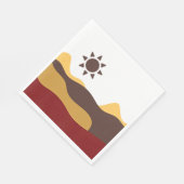 Retro Boho Sun Servet (Hoek)