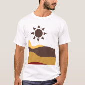 Retro Boho Sun T-shirt (Voorkant)