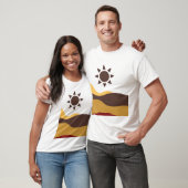 Retro Boho Sun T-shirt (Unisex)