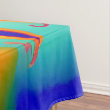 Retro Boho Tafelkleed Hippie Sunburst