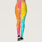 retro boho tie dye leggings (Achterkant)