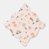Retro Boho Waterverf Rainbow Neutral Bedankdoosjes (Uitgevouwen)
