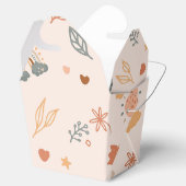 Retro Boho Waterverf Rainbow Neutral Bedankdoosjes (Geopend)
