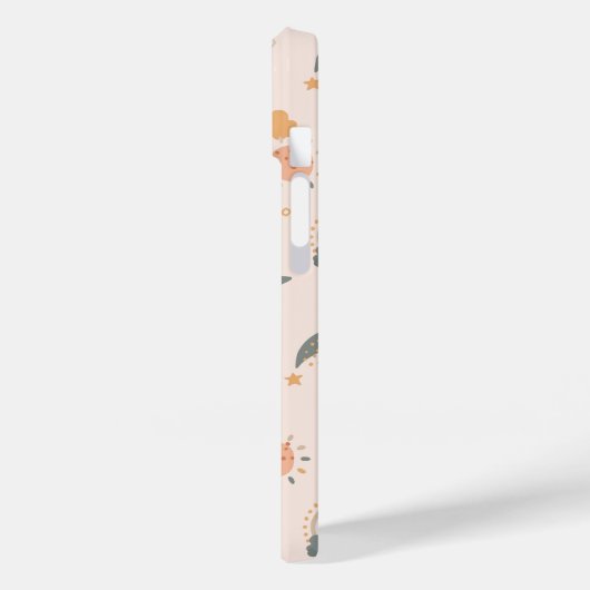 Retro Boho Waterverf Rainbow Neutral Case-Mate iPhone Case (Achterkant / Links)