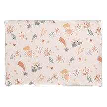 Retro Boho Waterverf Rainbow Neutral