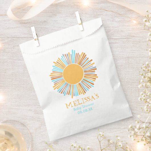 Retro boho zon hier komt de zon dank u bedankzakje (Geknipt)