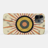Retro Boho Zonneuitbarsting Design Case-Mate iPhone Case (Achterkant (horizontaal))