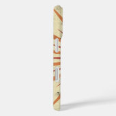 Retro Boho Zonneuitbarsting Design Case-Mate iPhone Case (Achterkant / Rechts)