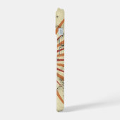 Retro Boho Zonneuitbarsting Design iPhone 15 Case (Linkerkant)