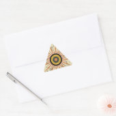 Retro Boho Zonneuitbarsting Design Sticker (Envelop)