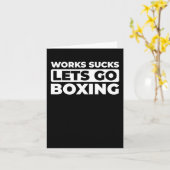 Retro Bokshandschoenen - Sparring Fighter Box Kaart (Gele Bloem)