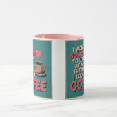 Retro Bold "Ik wou dat ik iemand had" Mok (Midden)