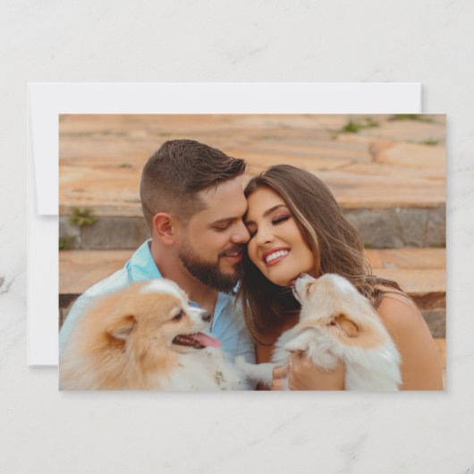 Retro Bold Neon Oranje roze pleister bruiloft Save The Date (Achterkant)