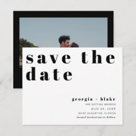 Retro Bold Typografie Heden Ten Geleide Kaart