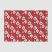 Retro  bolvormig weefsel tissuepapier (Voorkant)