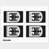 Retro - Bondsrepubliek Duitsland Bundeswehr Rechthoekige Sticker (Vel)