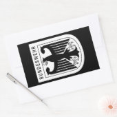 Retro - Bondsrepubliek Duitsland Bundeswehr Rechthoekige Sticker (Envelop)