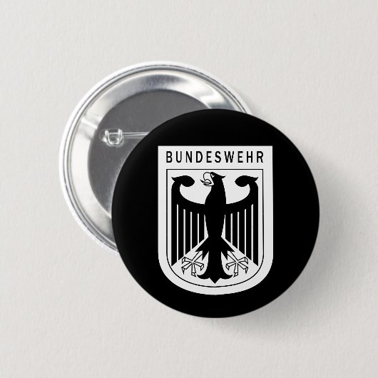 Retro - Bondsrepubliek Duitsland Bundeswehr Ronde Button 5,7 Cm (Voorkant /achterkant)