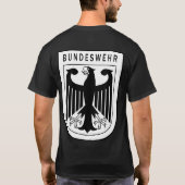 Retro - Bondsrepubliek Duitsland Bundeswehr T-shirt (Achterkant)