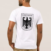 Retro - Bondsrepubliek Duitsland Bundeswehr T-shirt (Achterkant)
