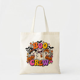 Retro Boo Crew Kinderen Halloween Trick-or-Treat T Tote Bag