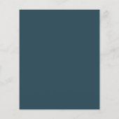 Retro Boog Afstudeerfeest Blauw Budget (Achterkant)