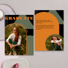 Retro boog groen Sinaasappel 2 foto Afstudeerder a