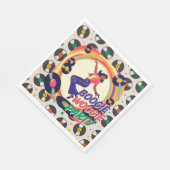 Retro Boogie Woogie Party Paper Servet (Hoek)