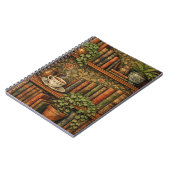 Retro book lover art notitieboek (Linkerzijde)