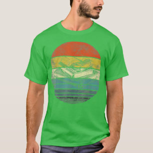 Retro Book Lover Gifts Mannen Women Library Librar T-shirt
