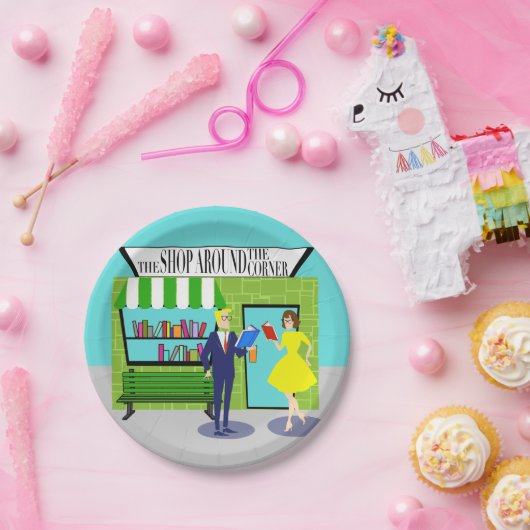 Retro Book Lovers Paper Bord (Feest)