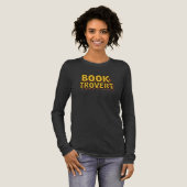 Retro Booktrovert Grappige Leeswoordspeling Tri-Blend Shirt (Voorkant)