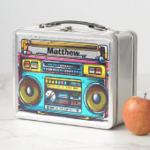 Retro Boom Box gepersonaliseerd (In situ)
