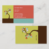 retro boom visitekaartje (Voorkant / Achterkant)