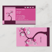 retro boom visitekaartje (Voorkant / Achterkant)