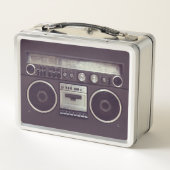 Retro Boombox Ghetto Blaster Music (Achterkant)