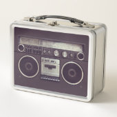 Retro Boombox Ghetto Blaster Music (Voorkant)