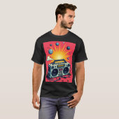Retro Boombox T-shirt (Voorkant volledig)