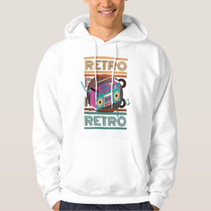 Retro-boombox van 80 hoodie