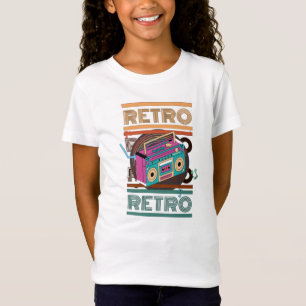 Retro-boombox van 80 t-shirt